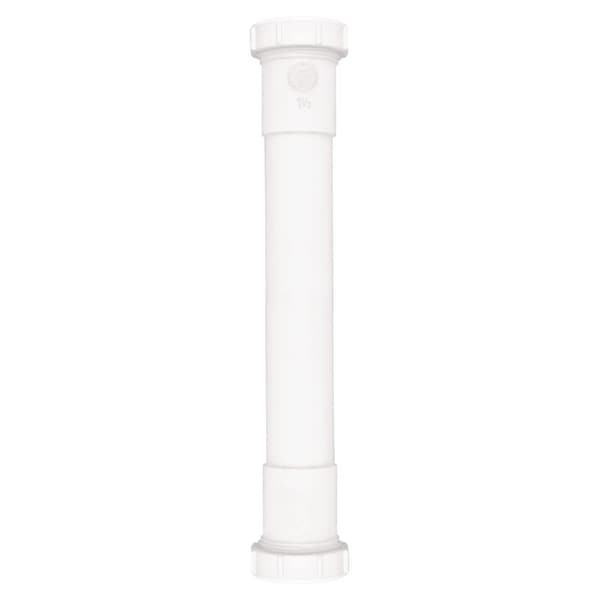 Keeney Mfg Plumb Pak 1-1/2 in. D X 12 in. L Plastic Extension Tube PP55-12W - main